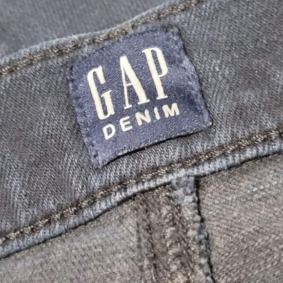 Gap True Skinny Jeans Womens Size 28 Mid Rise Dark Wash Denim Pants - Picture 4 of 6
